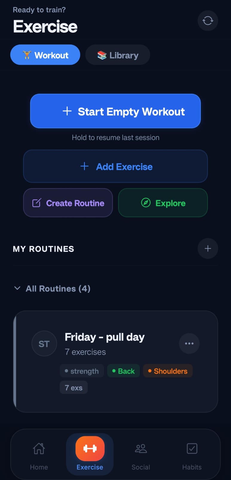 RepHit Exercise